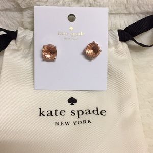 NWT Kate Spade Stud Earrings- Rose Gold